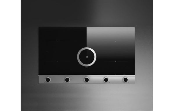 Elica NikolaTesla Unplugged 90cm Venting Induction Hob (Recirculating) - Stainless Steel