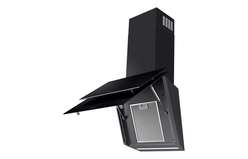 Samsung NK24C9804VB/UR 60cm Angled Chimney Hood - Black