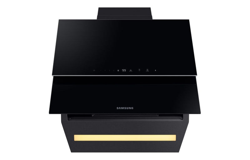 Samsung NK24C9804VB/UR 60cm Angled Chimney Hood - Black