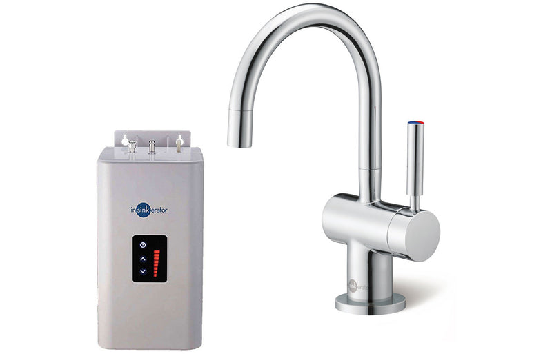 InSinkErator HC3300 Hot/Cold Mixer Tap Neo Tank & Water Filter - Chrome