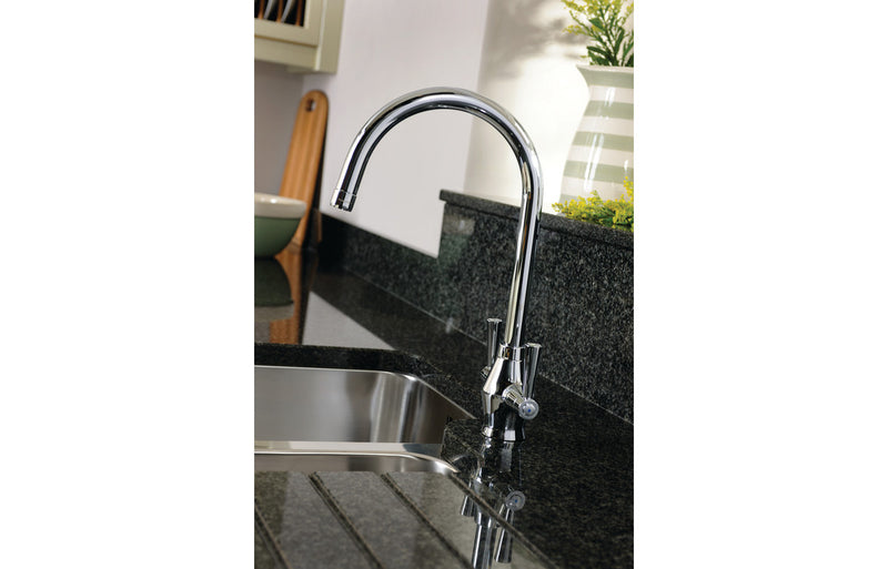 Abode Neron 1.5B Inset Stainless Steel Sink & Astral Tap Pack