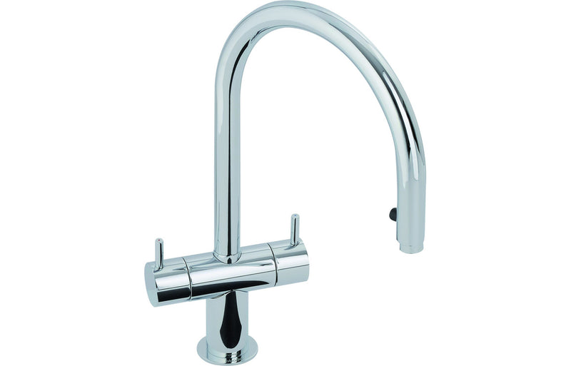 Abode Hesta Mixer Tap with Pull Out - Chrome