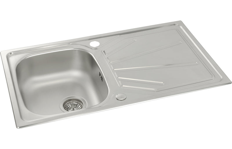 Abode Trydent 1B Inset Stainless Steel Sink & Astral Tap Pack