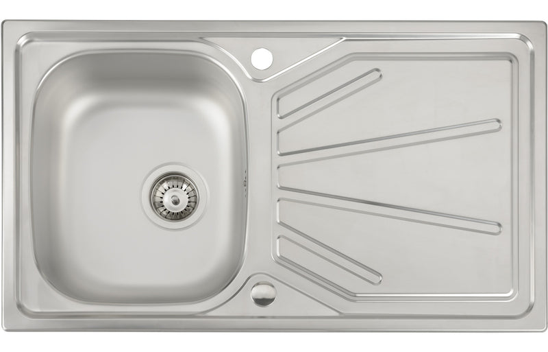 Abode Trydent 1B Inset Stainless Steel Sink & Specto Tap Pack