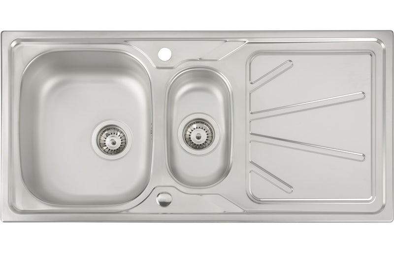 Abode Trydent 1.5B Inset Stainless Steel Sink & Astral Tap Pack