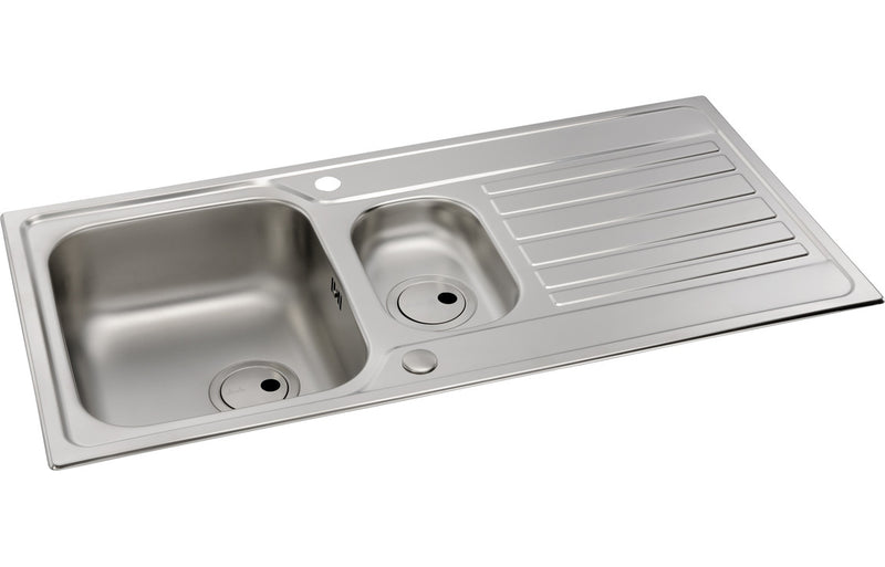 Abode Connekt 1.5B Inset Stainless Steel Sink & Astral