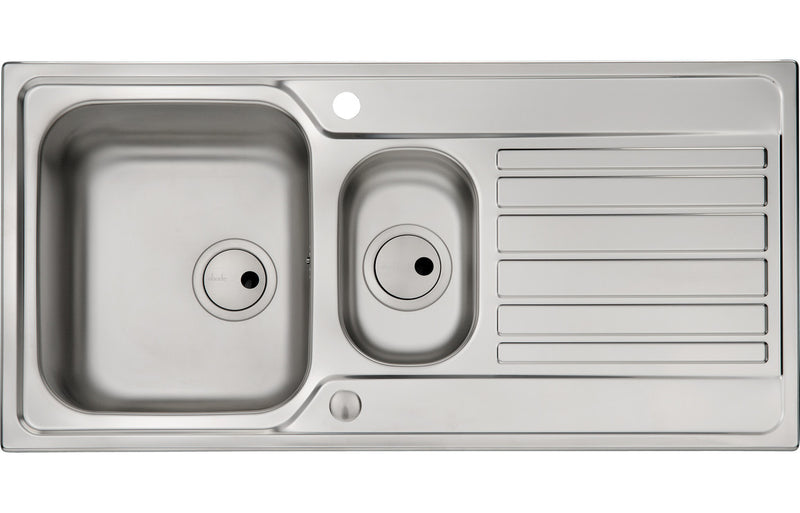 Abode Connekt 1.5B Inset Stainless Steel Sink & Astral