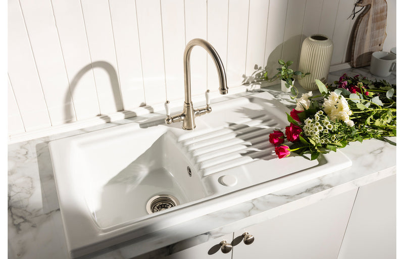 Abode Ludlow Monobloc Mixer Tap - Chrome