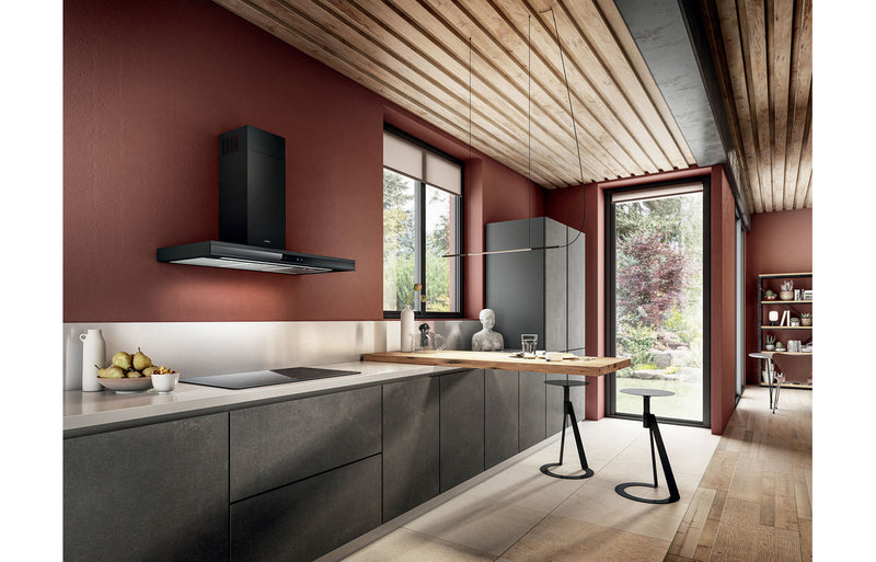 Elica Adéle 60cm Chimney Hood - Matt Black