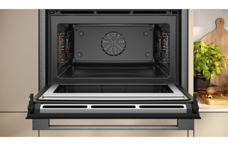 Neff N90 C24MS31G0B Compact Electric Oven & Microwave - Black with Graphite Trim