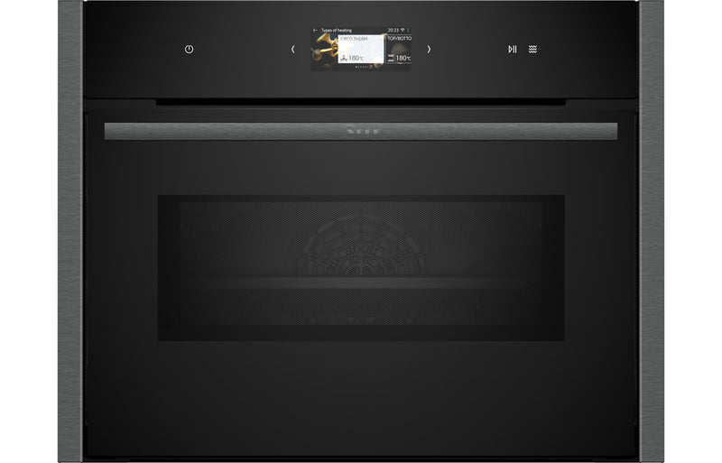 Neff N90 C24MS31G0B Compact Electric Oven & Microwave - Black with Graphite Trim