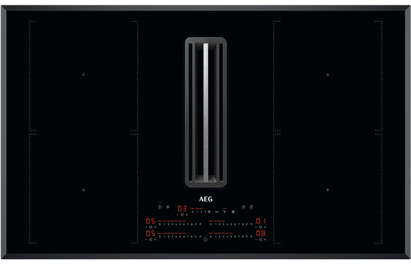 AEG CCE84751FB 83cm Venting Induction Hob - Black