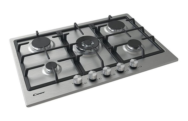 Candy CHG74WPX 75cm Gas Hob - Stainless Steel