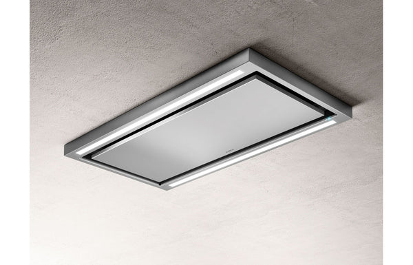 Elica Cloud Seven 90cm Ceiling Hood (Ducting) - Stainless Steel