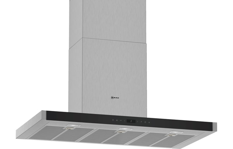 Neff N70 D95BMP5N0B 90cm Box Design Chimney Hood - Stainless Steel