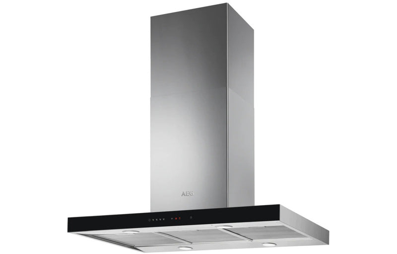 AEG DIE5961HG 90cm Box Island Hood - Stainless Steel