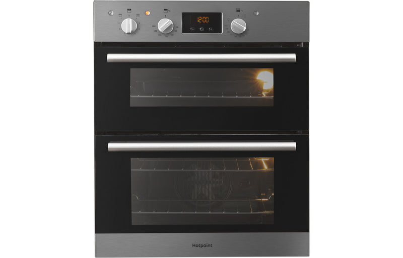 Hotpoint DU2 540 IX Built-under Double Electric Oven - Stainless Steel