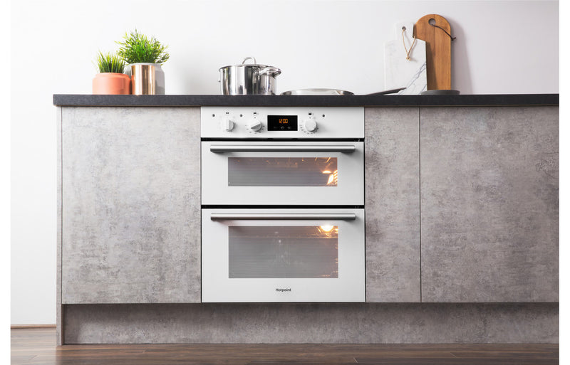 Hotpoint DU2 540 WH Built-under Double Electric Oven - White