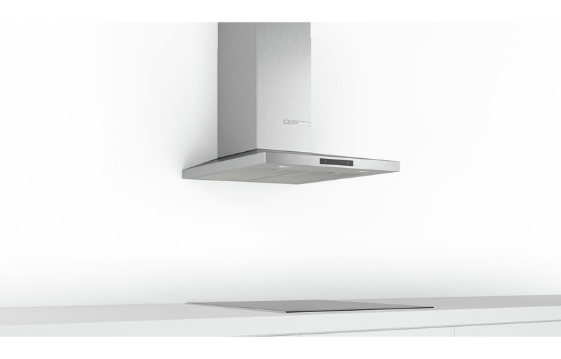 Bosch Series 4 DWQ66DM50B 60cm Slim Pyramid Chimney Hood - Brushed Steel