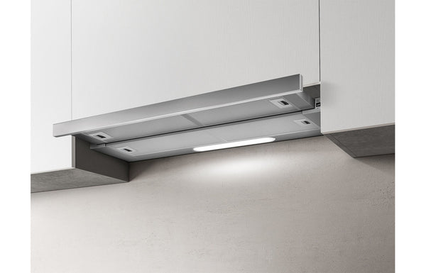 Elica Elite 35 60cm Telescopic Hood - Stainless Steel