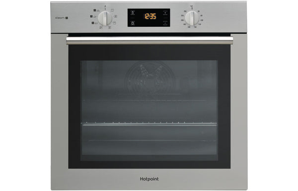 Hotpoint FA4S 544 IX H Single Electric Oven with Steam - Stainless Steel