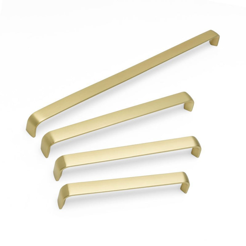 Camden D Handle Satin Brass