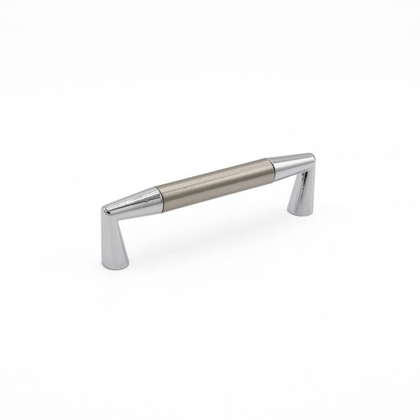 Duo D-Handle Chrome/Brushed Nickel