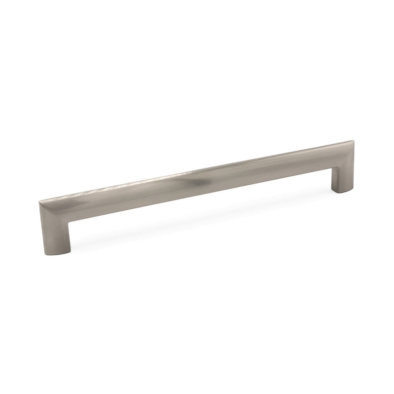 Chamfered D-Handle Brushed Nickel