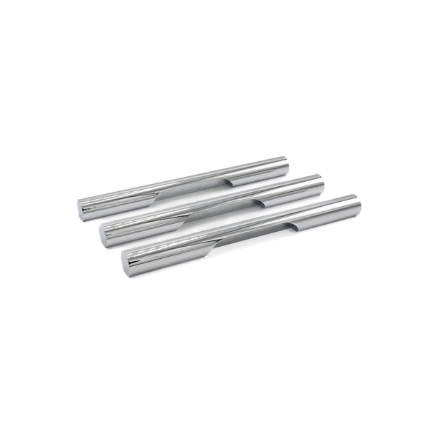 Cylinder Bar Handle Chrome 3 Pack