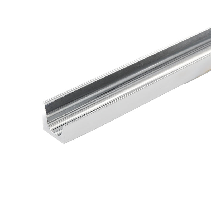 U Shape Bar Handle Chrome - Door Requires 10mm Groove for Fitting