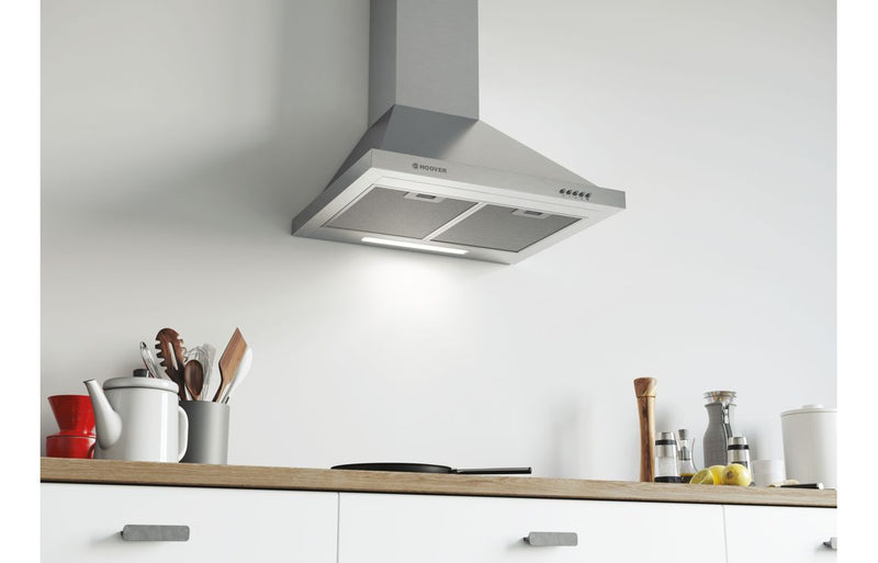 Hoover H300 HCE160X/1 60cm Chimney Hood - Stainless Steel