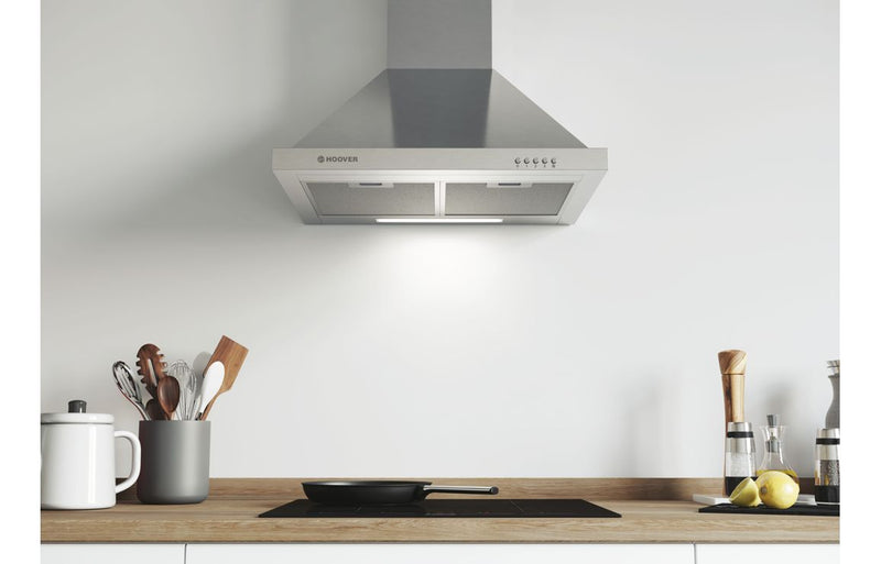 Hoover H300 HCE160X/1 60cm Chimney Hood - Stainless Steel