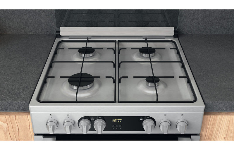 Hotpoint HDM67G9C2CX/U Dual Fuel Cooker - Stainless Steel