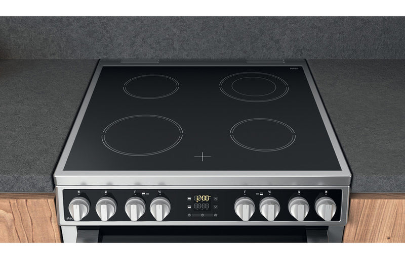 Hotpoint HDM67V8D2CX/UK Electric Cooker - Stainless Steel