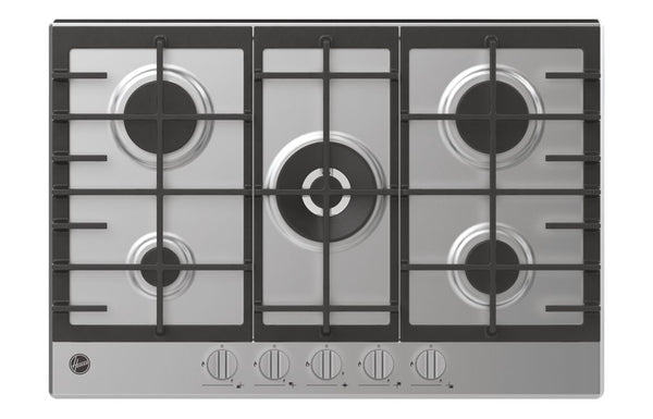 Hoover H300 HHG75WK3X 75cm Gas Hob - Stainless Steel