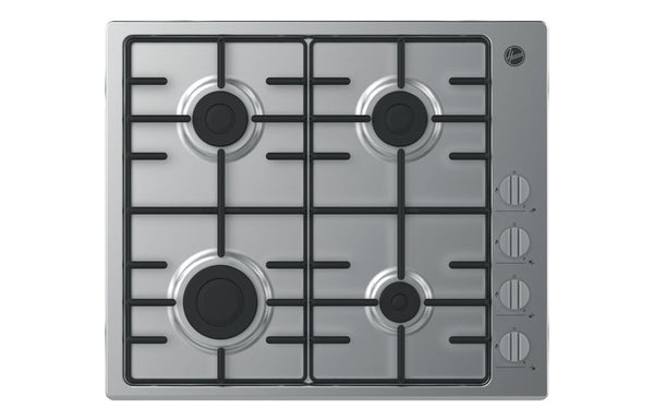 Hoover H300 HHW6LK3X 60cm Gas Hob - Stainless Steel