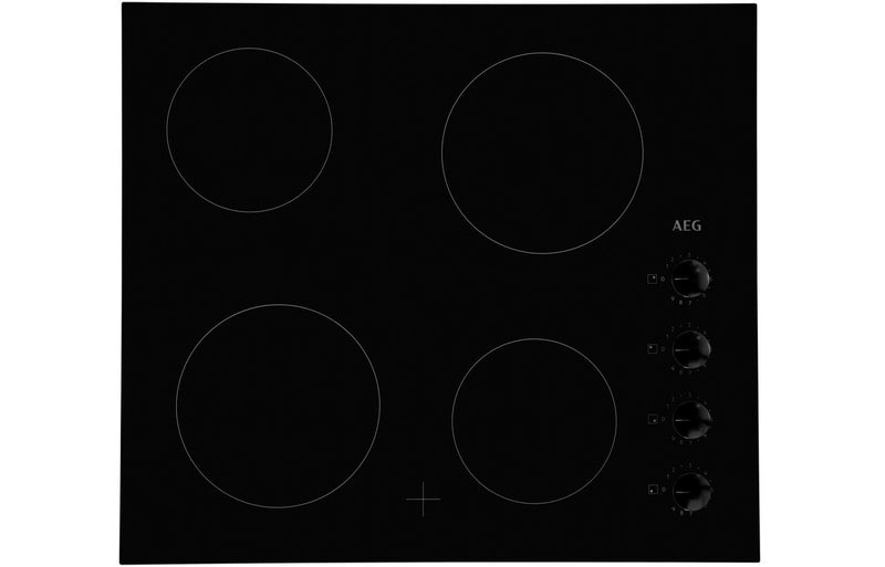 AEG HK614000CB 60cm Ceramic Hob - Black