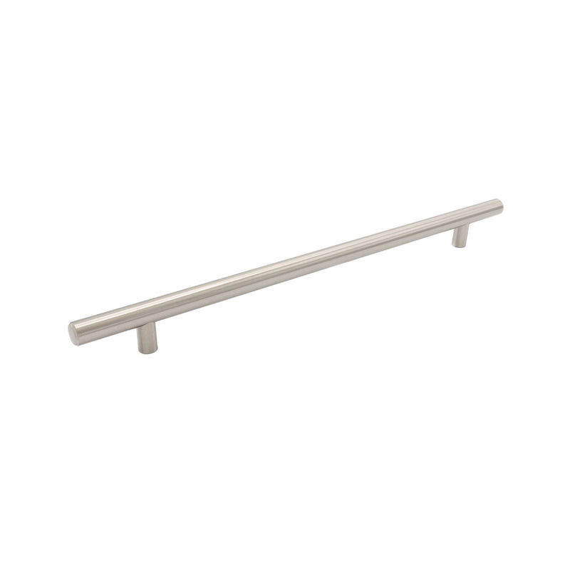 Steel T-Bar Handle Brushed Nickel