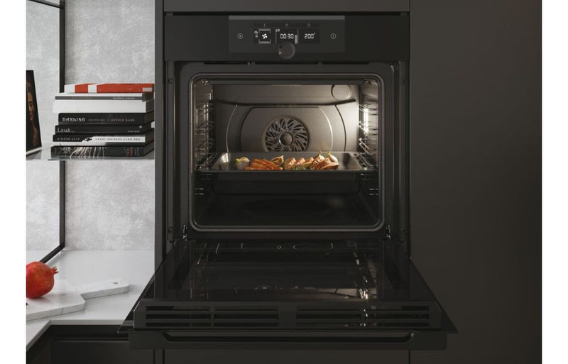 Haier I-Turn Series 2 HWO60SM2F3BH Single Electric Oven - Black