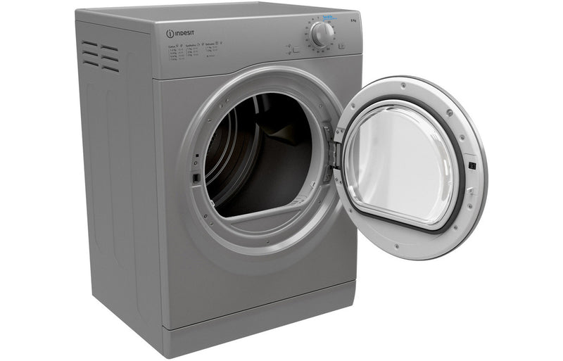 Indesit I1 D80S UK F/S 8kg Vented Tumble Dryer - Silver