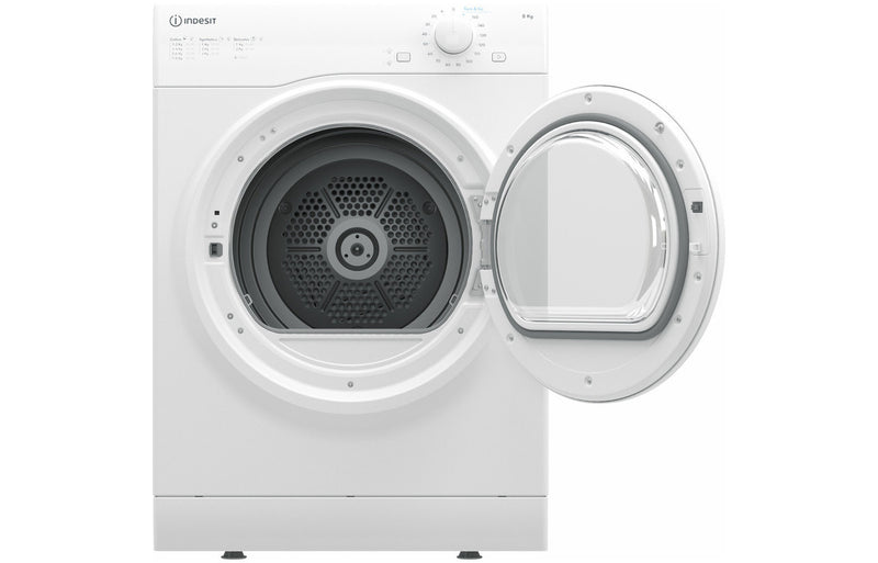 Indesit I1 D80W UK F/S 8kg Vented Tumble Dryer - White