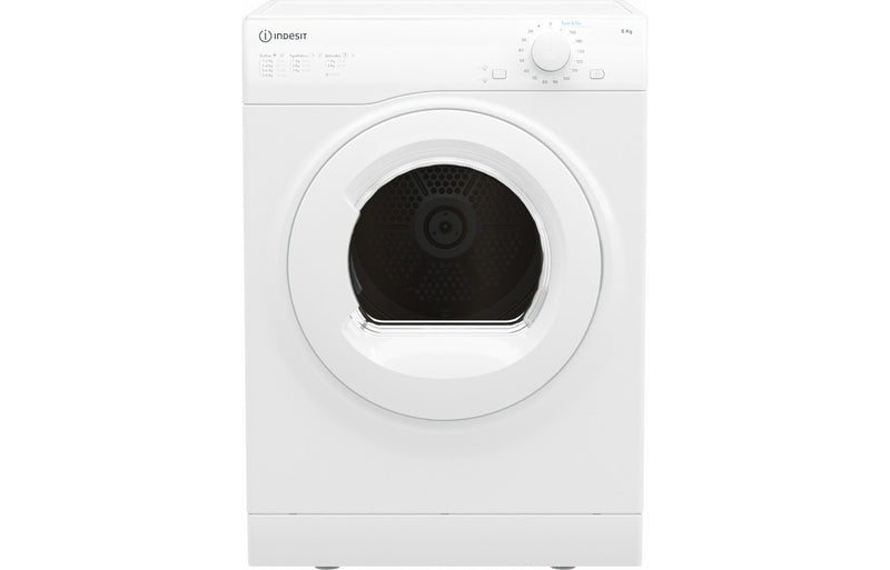 Indesit I1 D80W UK F/S 8kg Vented Tumble Dryer - White