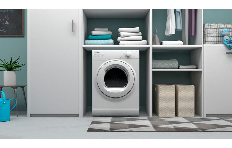 Indesit I1 D80W UK F/S 8kg Vented Tumble Dryer - White