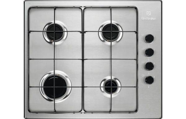 Electrolux KGS6404X 60cm Gas Hob - Stainless Steel