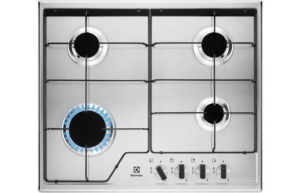 Electrolux KGS6424X 60cm Gas Hob - Stainless Steel