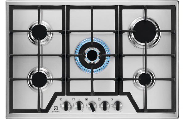 Electrolux KGS7536X 75cm Gas Hob - Stainless Steel