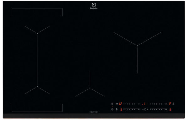 Electrolux KIV834 80cm Induction Hob - Black