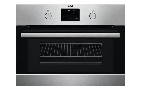 AEG KMK365060M Built-in Combination Microwave & Grill - Stainless Steel