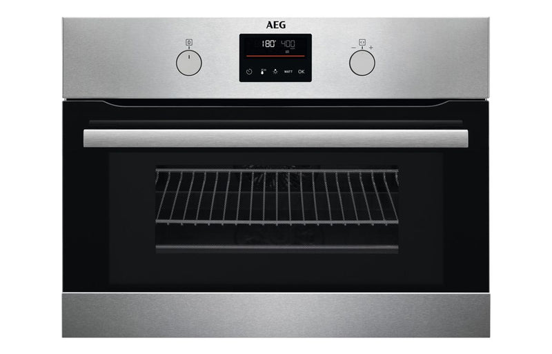 AEG KMK365060M Built-in Combination Microwave & Grill - Stainless Stee