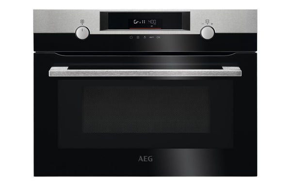 AEG KMK525860M Built-in Combination Microwave & Grill - Stainless Steel